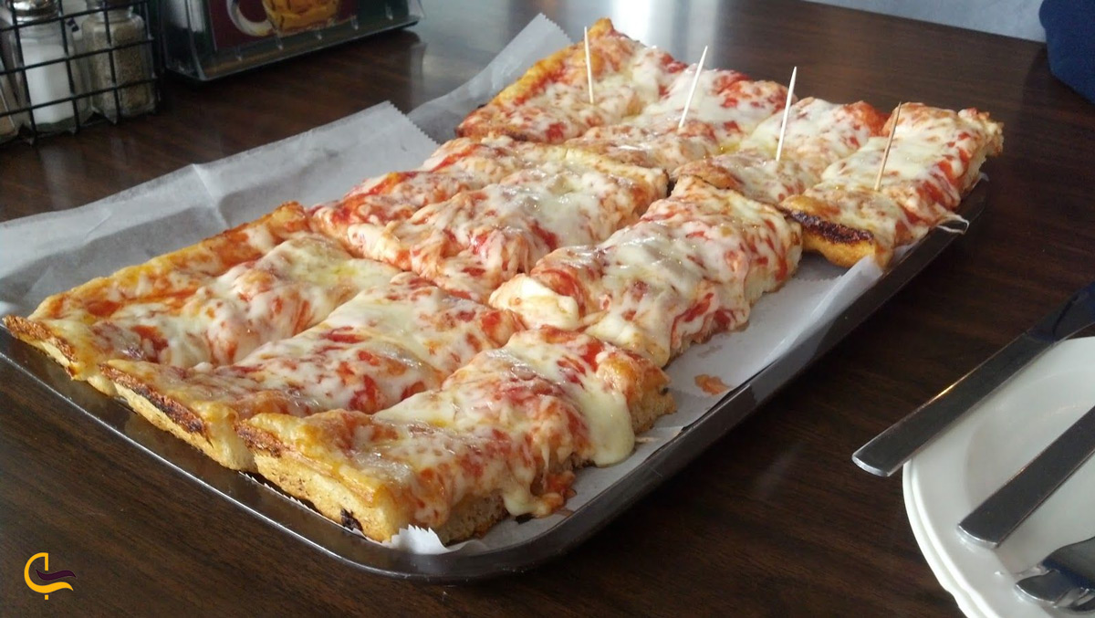 پیتزای سفید، آمریکا