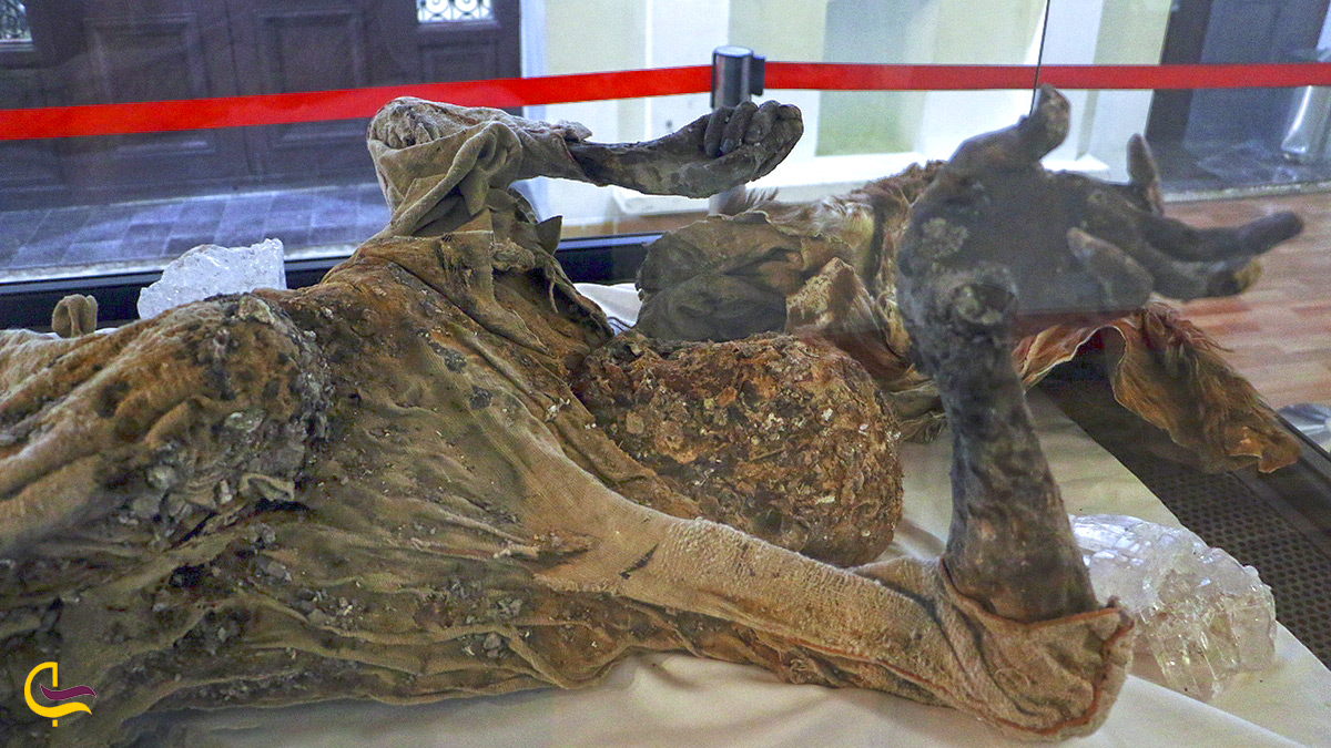 مرد نمکی در موزه ایران باستان