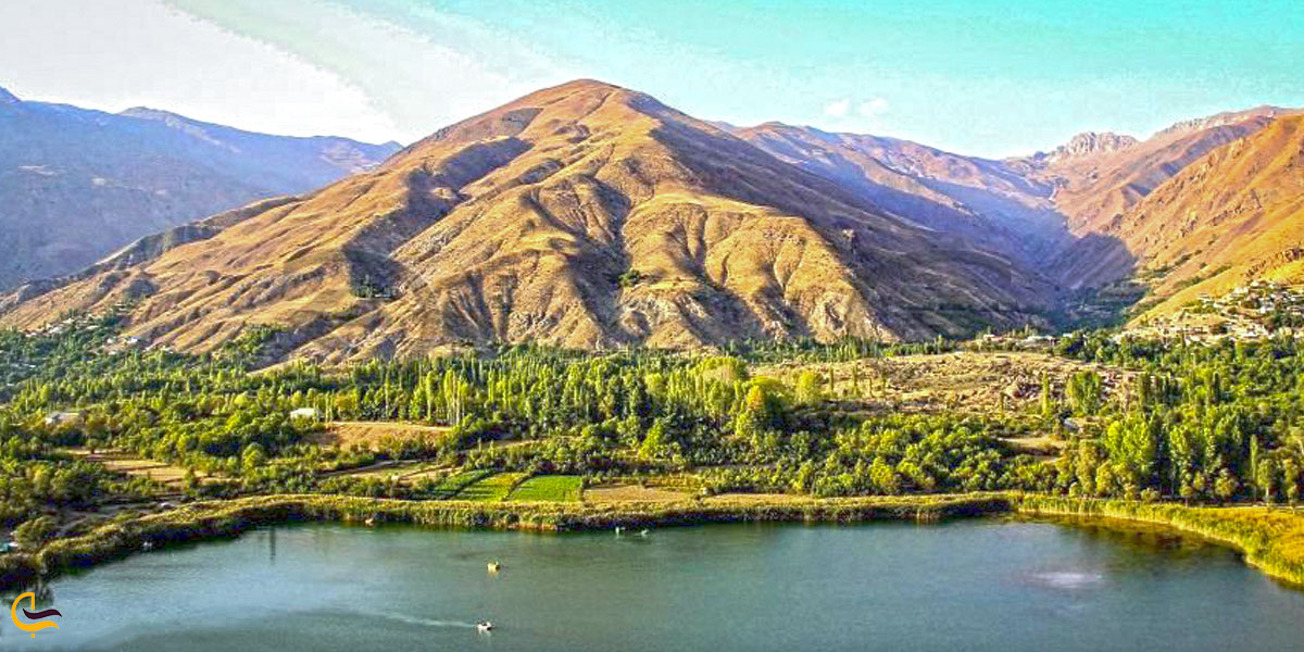نمایی زیبا از دریاچه اوان