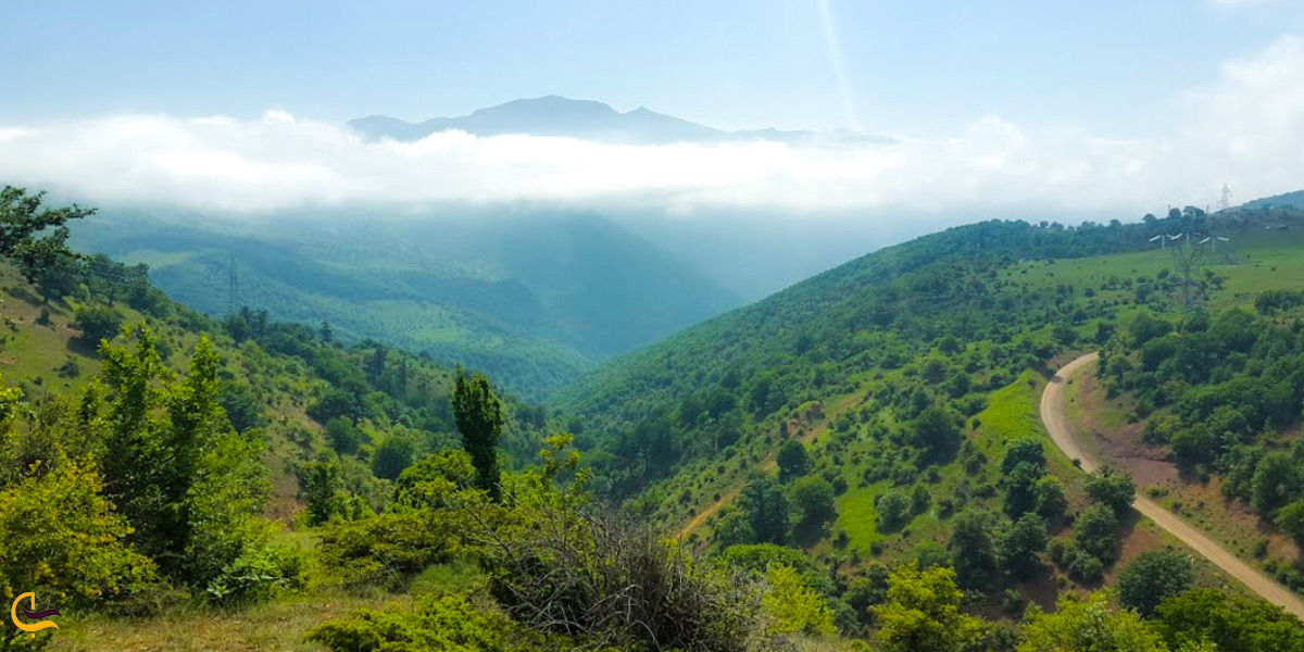 موقعیت دسترسی به جنگل ابر