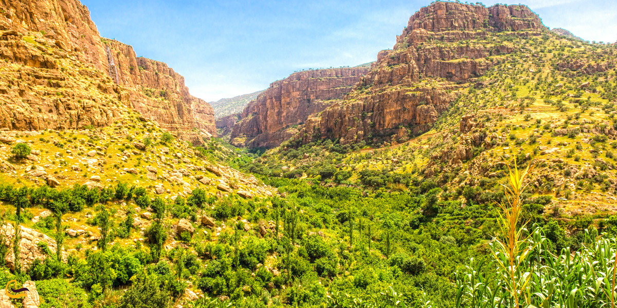 مناظر اطراف آبشار پیران