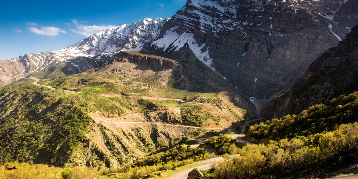 راه دسترسی به آبشار آب سفید
