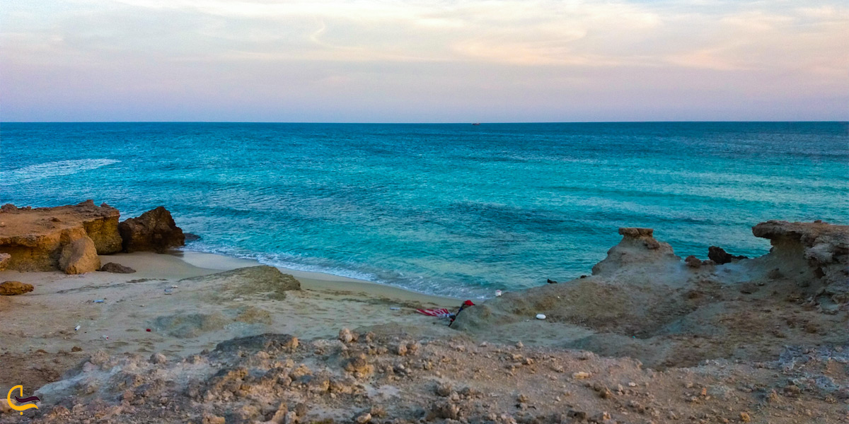 نمایی زیبا از سواحل جزیره هندورابی