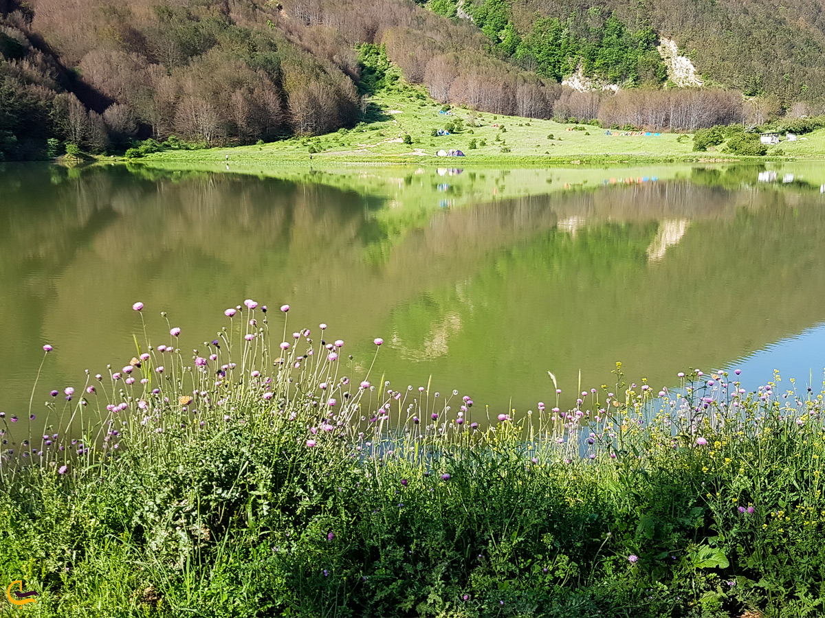 دریاچه ویستان در بهار