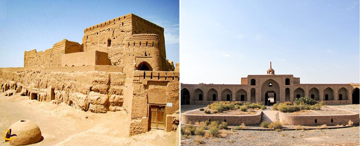 آثار باستانی و جاهای دیدنی شاهرود | کاروانسرای شاه عباسی و قلعه پارتها