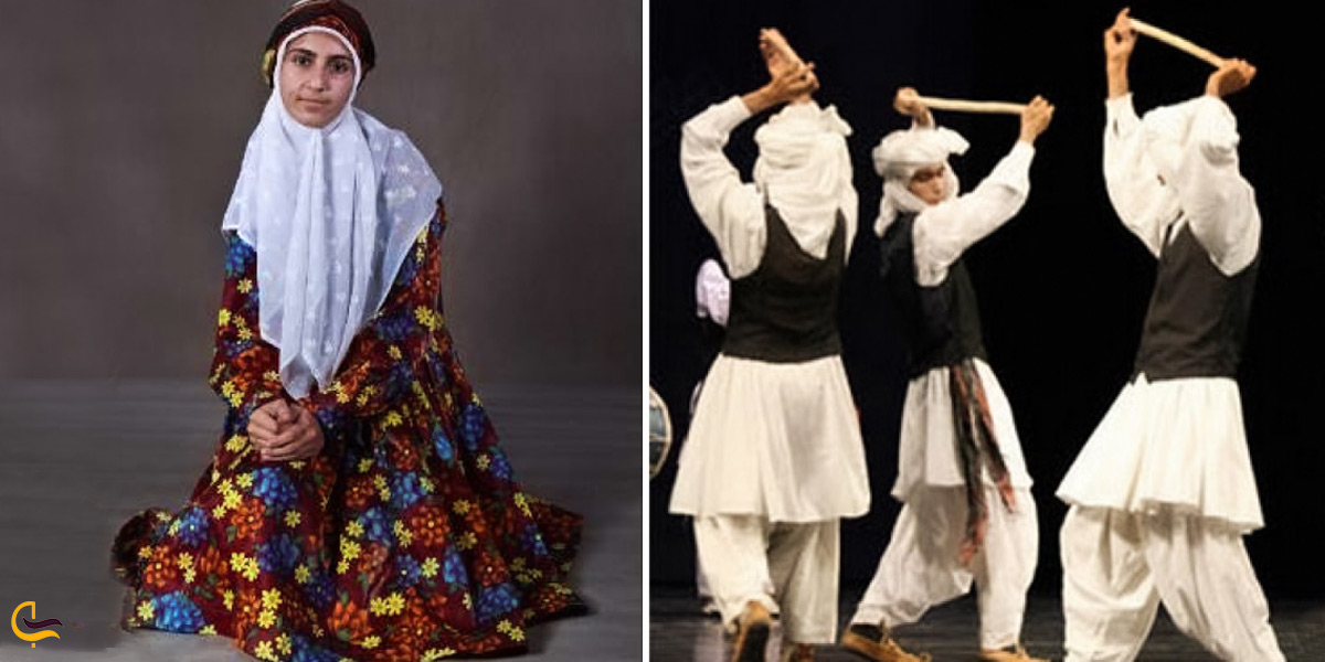 پوشش محلی مردان و زنان فردوس