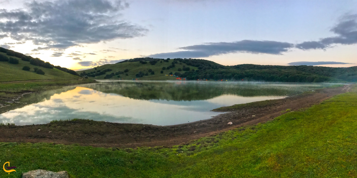 نمای بسیار زیبا از دریاچه سوها