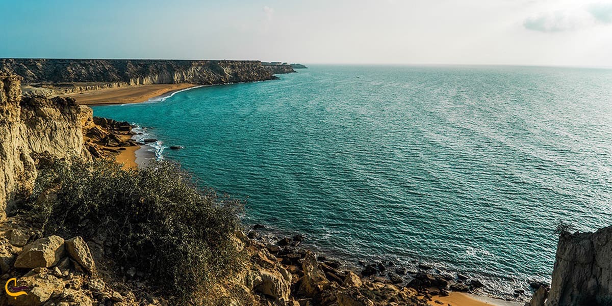 تصویر بند چابهار زیبا در سواحل مکران جادویی