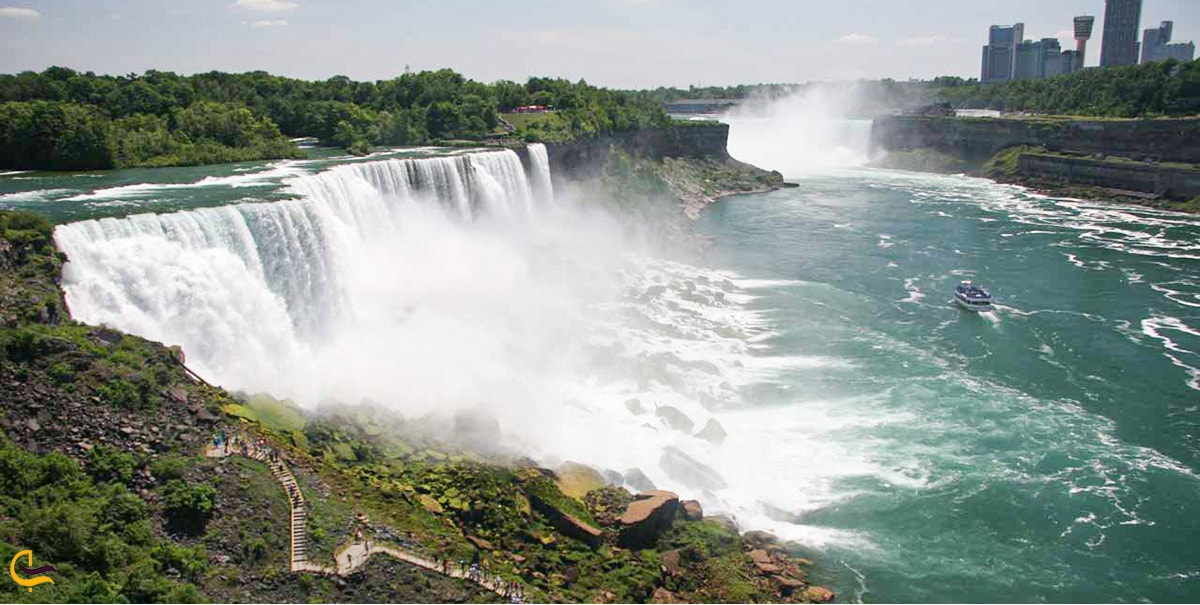 تصویر بسیار زیبای نیاگارا از سمت کشور آمریکا
