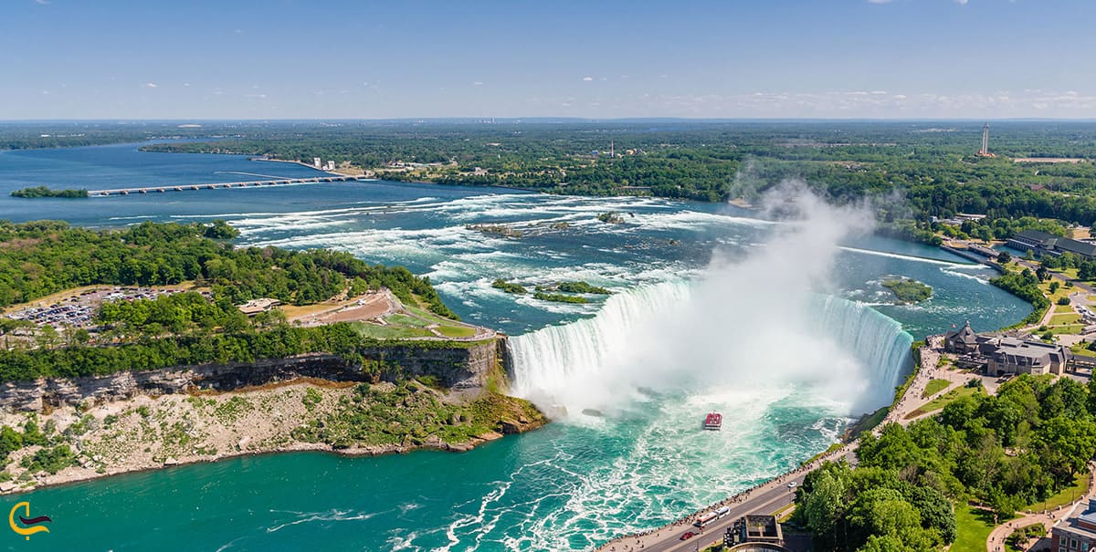 تصویر بسیار زیبای نیاگارا از سمت کشور کانادا