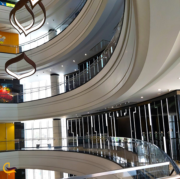 دکوراسیون فضای داخلی طبقات مرکز خرید اپال