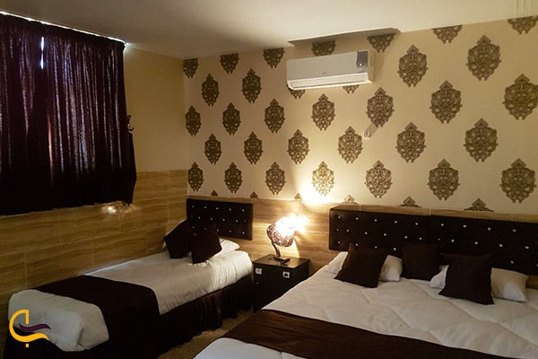 تصویر اتاق های مجهز و بزرگ نزدیک ترین هتل به ارگ کریم خان زند هتل کیوان در شیراز