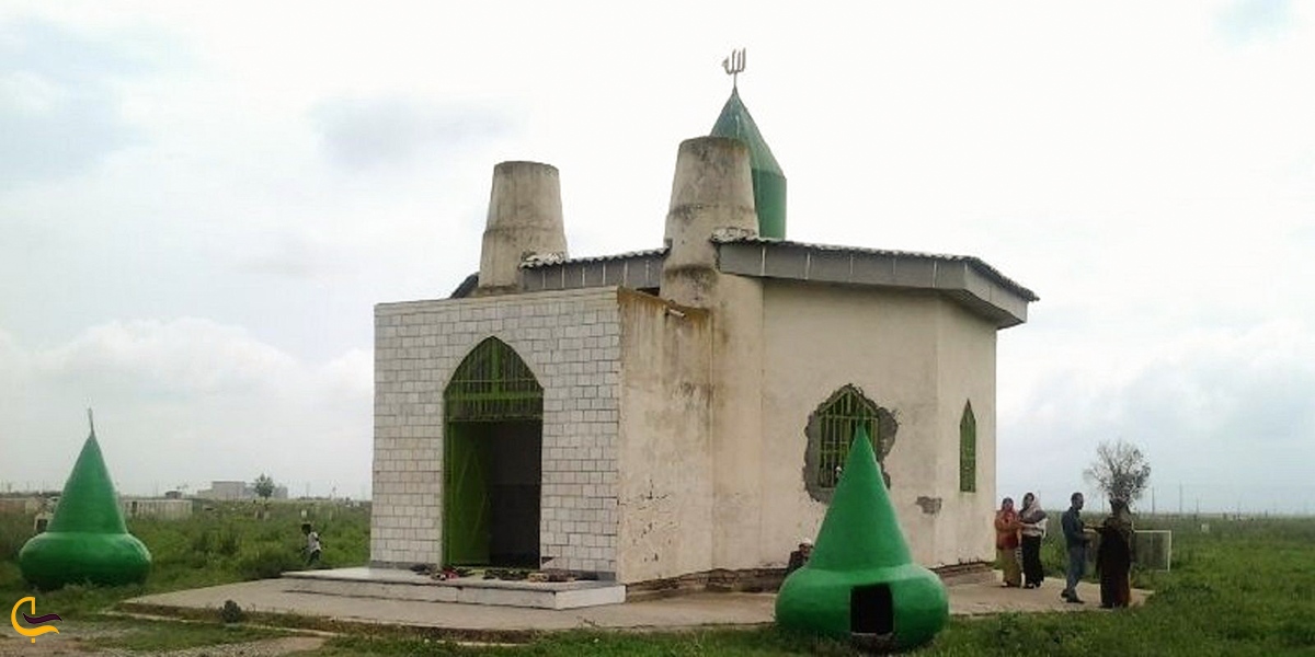 تصویری از بقعه بهاءالدین نقشبندی در بندر ترکمن