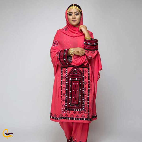 طرح زیبای لباس محلی سیستان بلوچستان زنانه