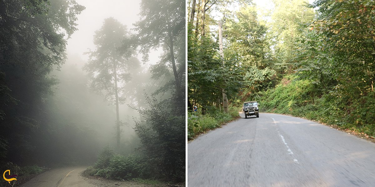 تصویری ازمسیر روستای درازنو