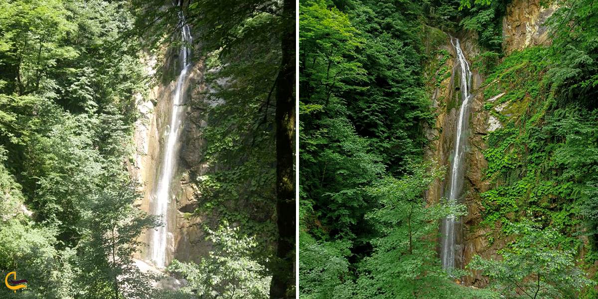 تصویری از آبشارهای روستای درازنو