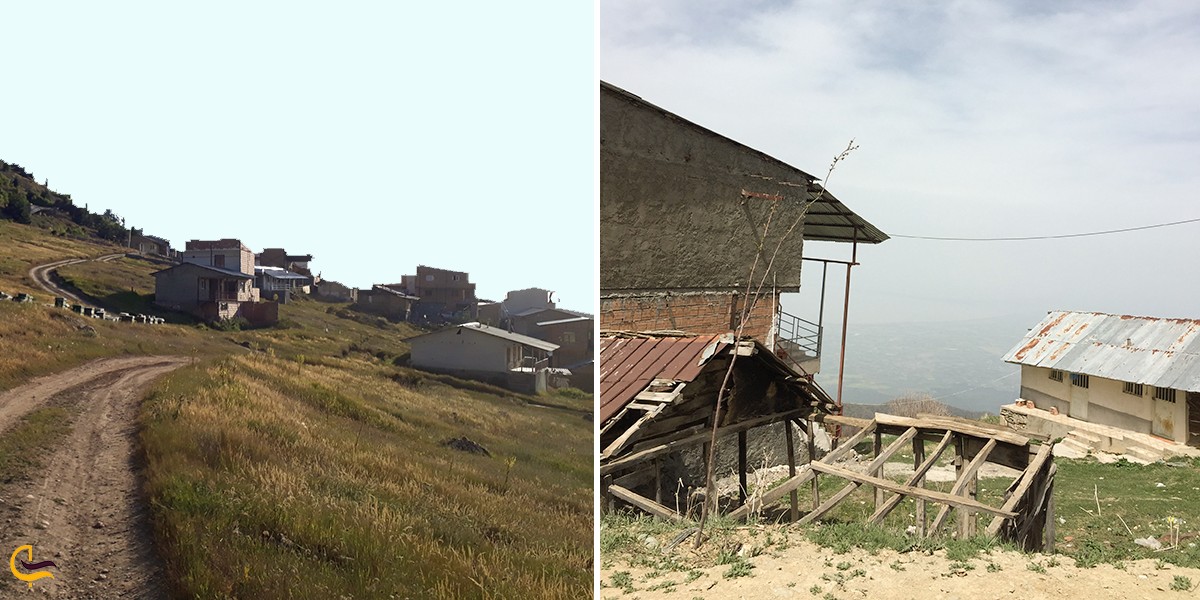 تصویری از خانه های قدیمی روستای درازنو