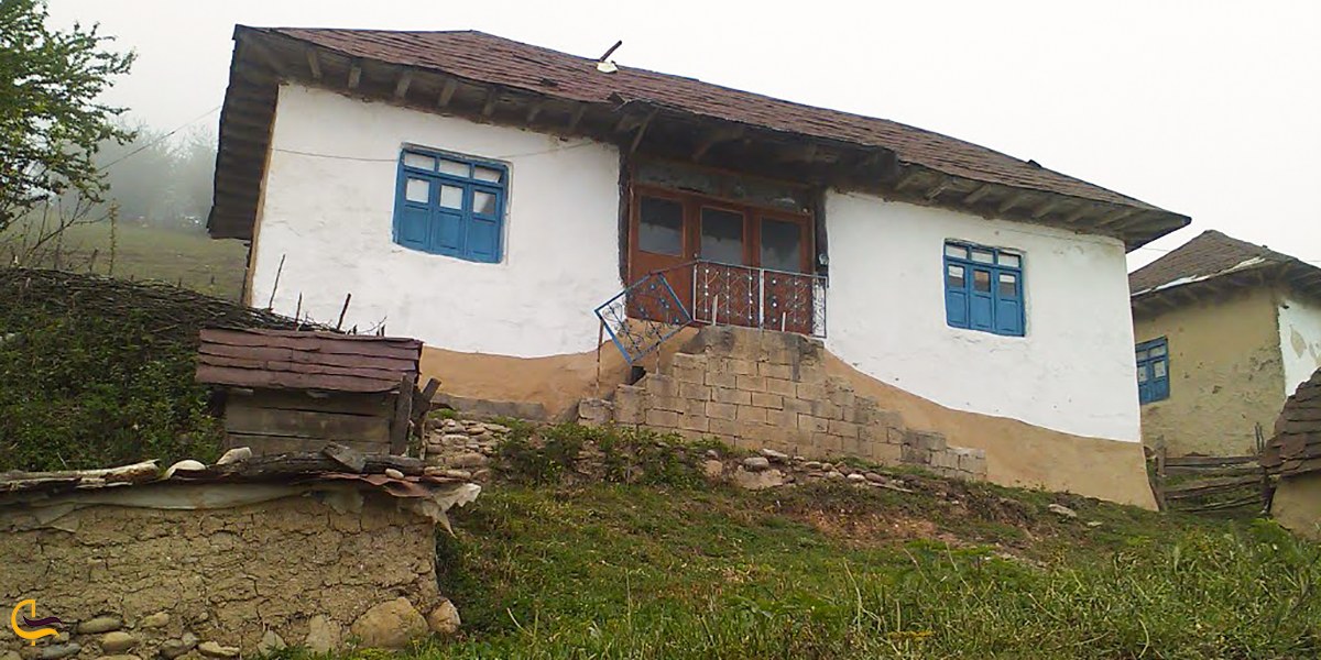 نمایی از خانه های روستایی نو کنده