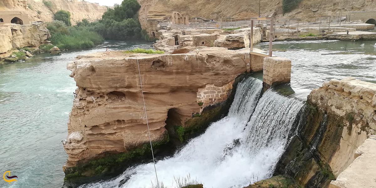 بند دختر سازه آبی تاریخی شوشتر