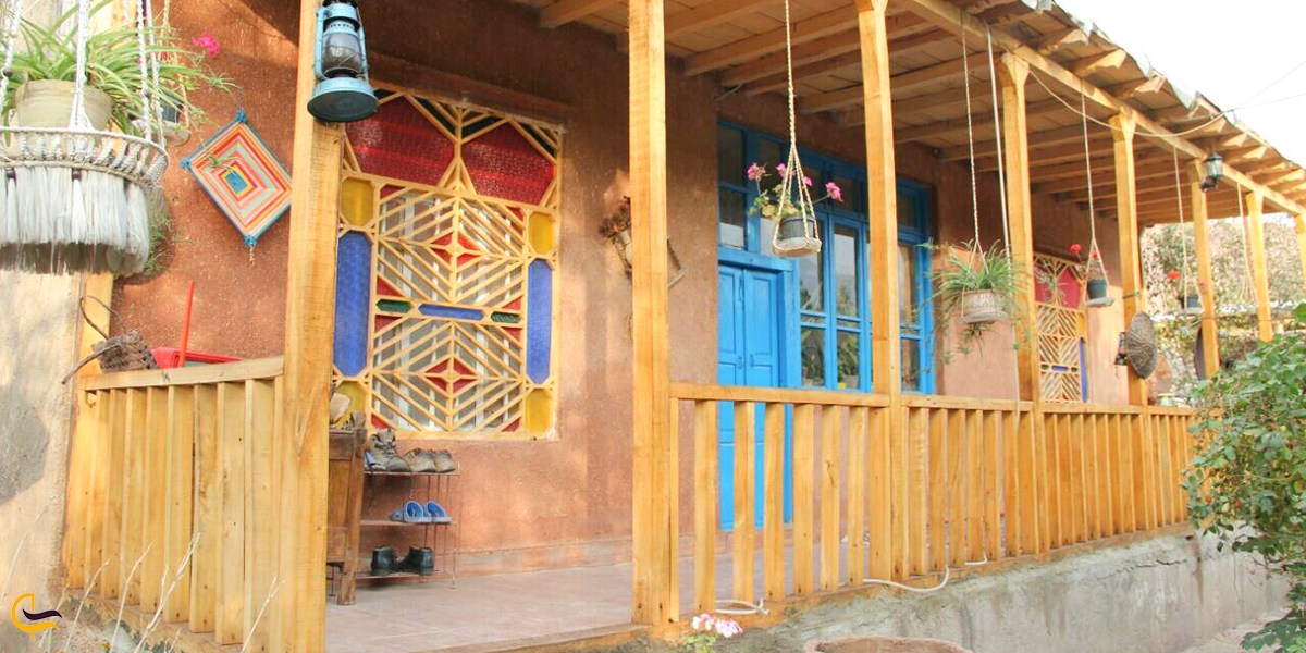 نمایی از خانه ای سنتی در بندر گز