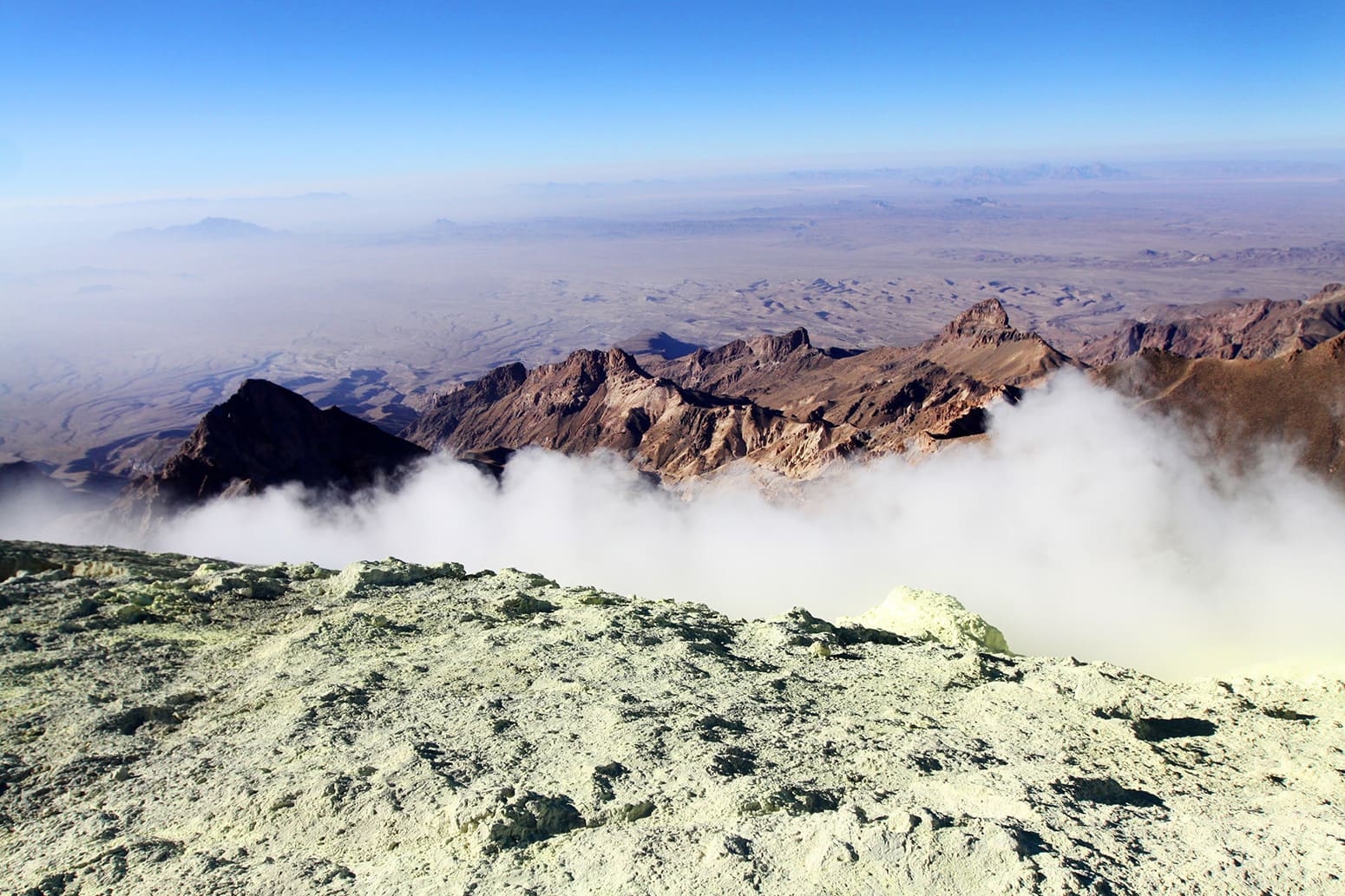 قله گوگردی ایران کوه تفتان