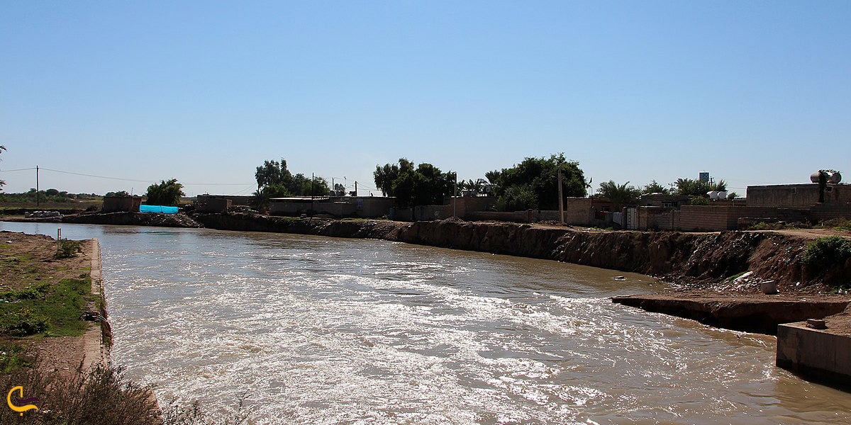 رودخانه خروشان شاوور در شوش