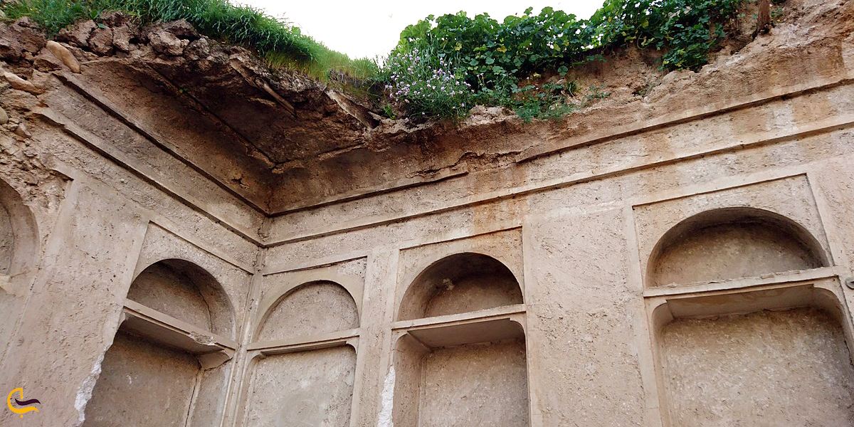 نمایی از داخل خانه ی قدیمی در بهبهان