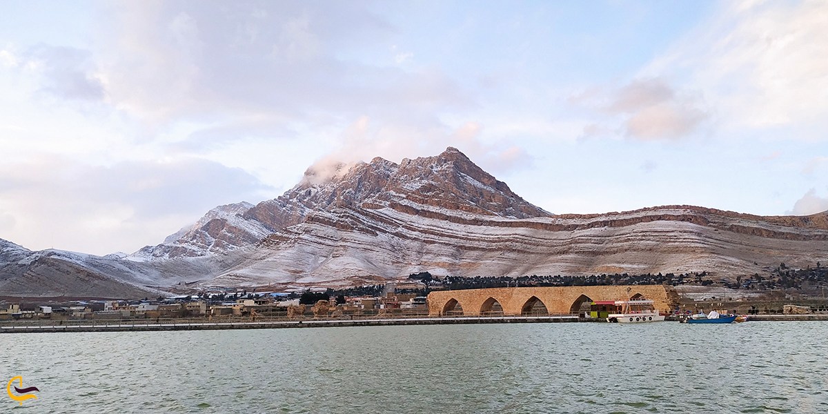 تصویری از پل شکسته کسری بهبهان