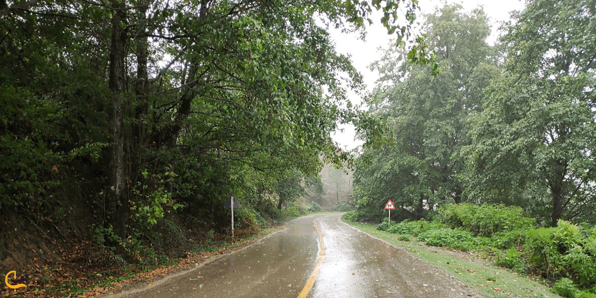 تصویری از مسیر جنگی روستای ساسنگ