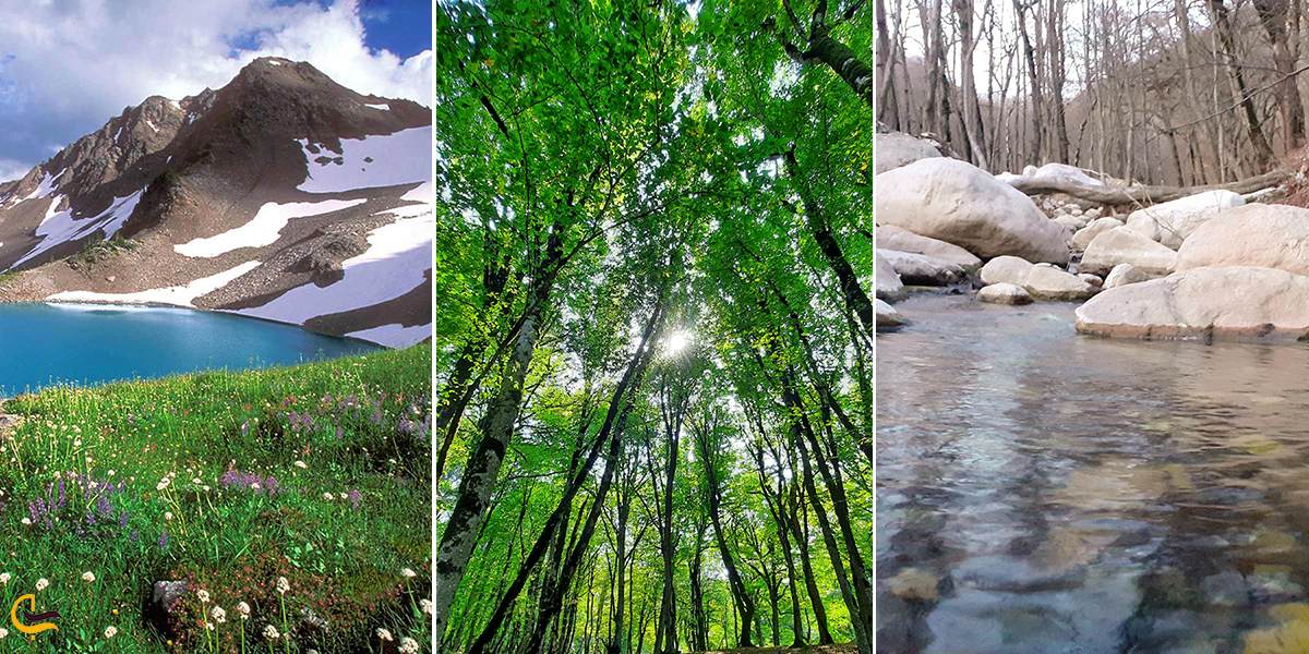 تصویری از سه جاذبه گردشگری روستای تنگراه