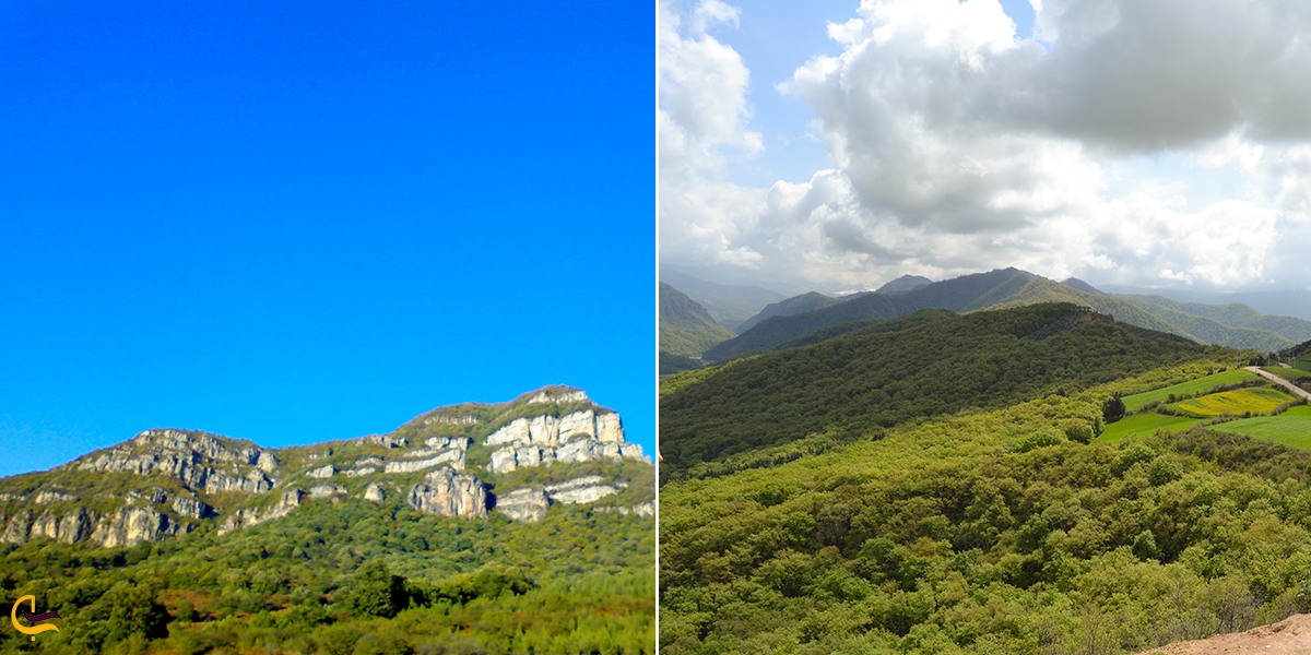 تصویری از دشت های روستای تنگراه