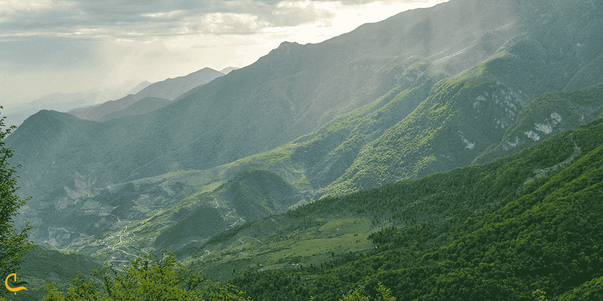 تصویری از طبیعت روستای زیارت