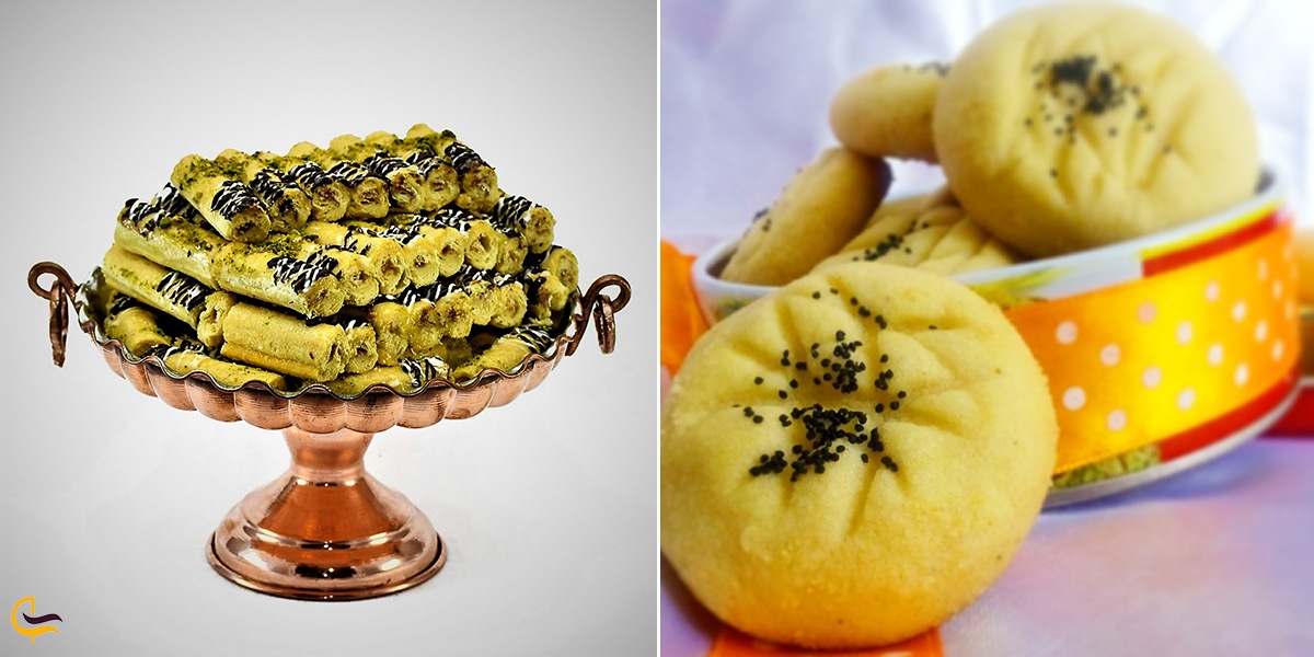 تصویری از شیرینی های خوشمزه آمل