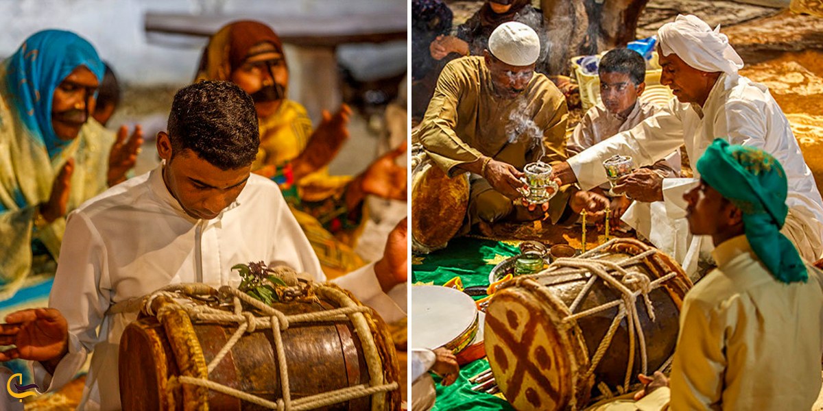 تصویری از مراسم زار در بوشهر