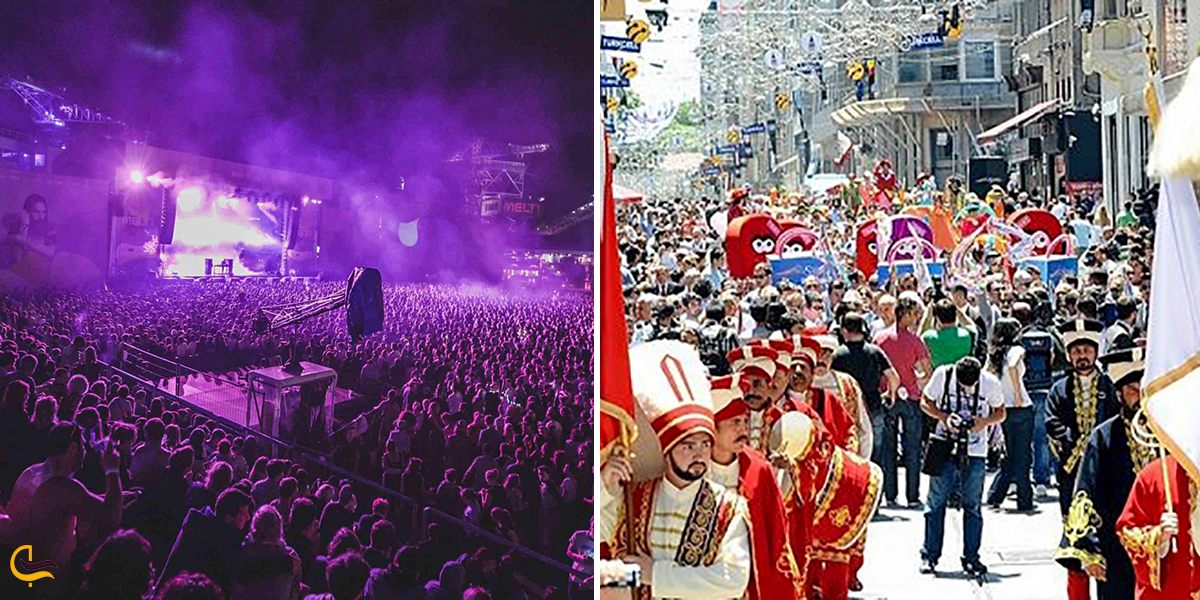 تصویری از جشنواره ها و فستیوال در استانبول