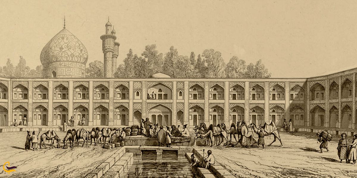 تصویری قدیمی از اصفهان