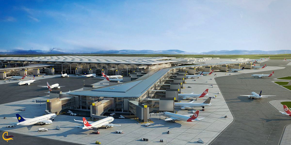 نمایی از باند پرواز فرودگاه