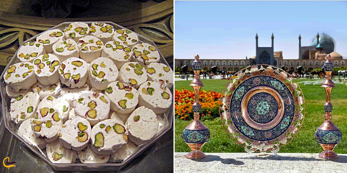 تصویری از سوغاتی های اصفهان