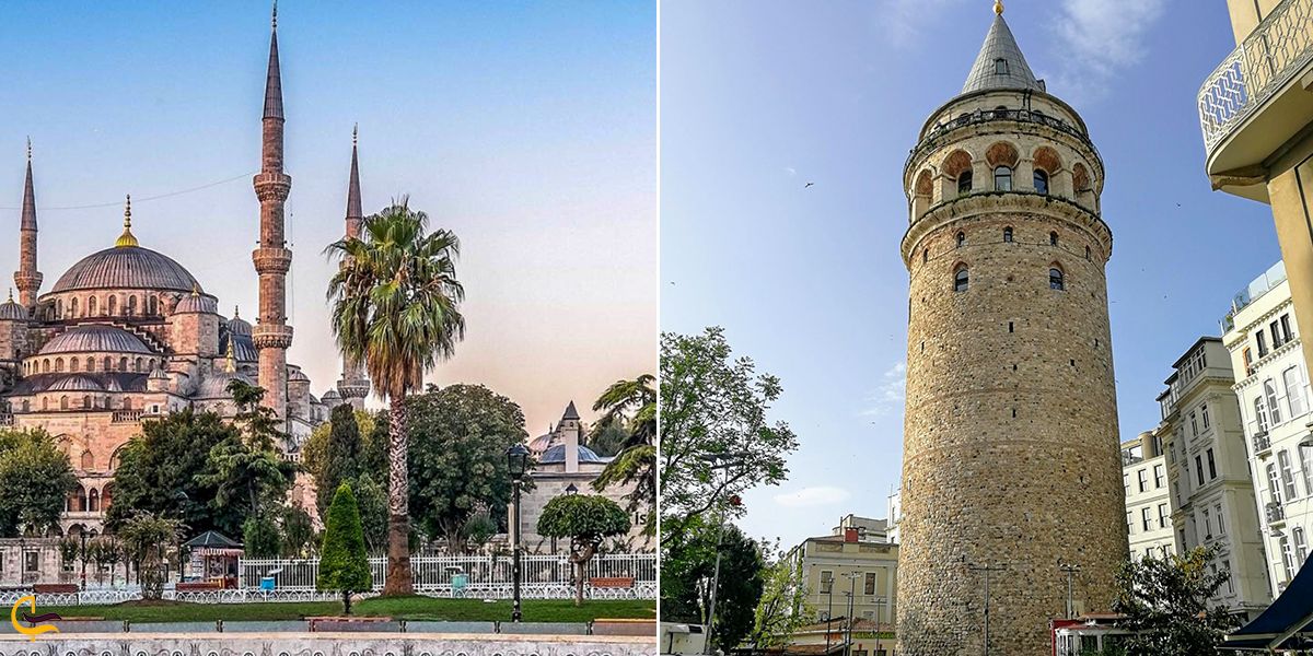 تصویر از آثار باستانی شهر استانبول