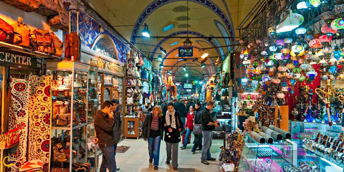 تصویری از بازار بزرگ استانبول