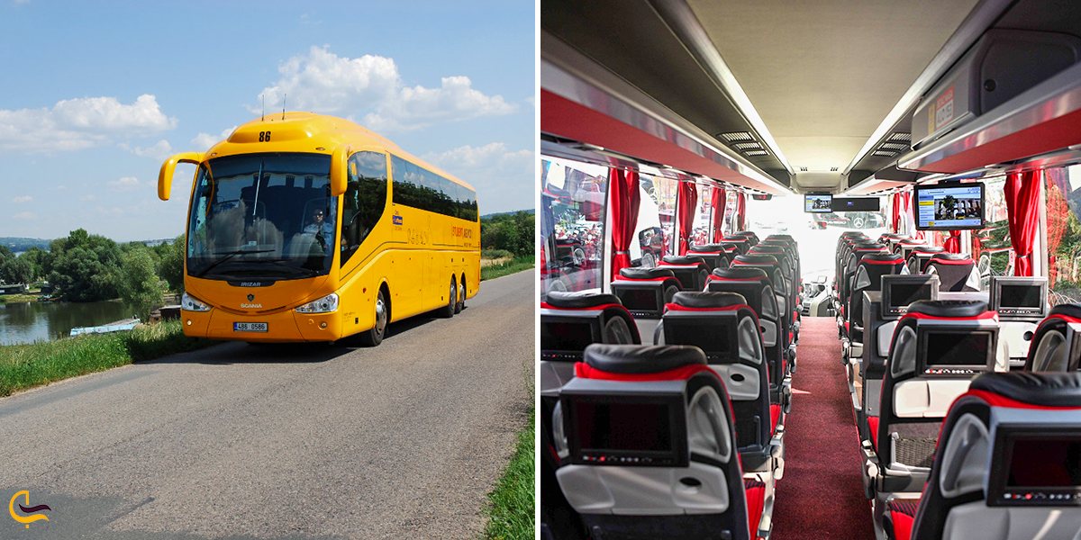 نمایی از اتوبوس های سفر به استانبول