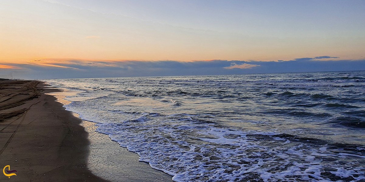 تصویری از ساحل میانکاله