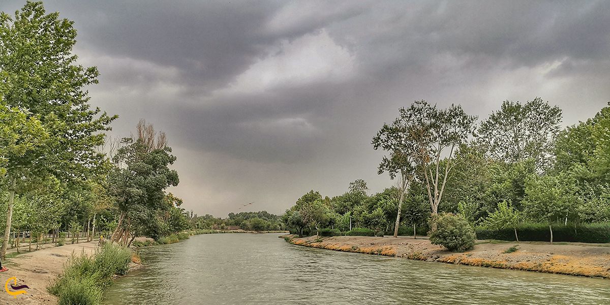 نمایی از پارک ناژوان در اصفهان