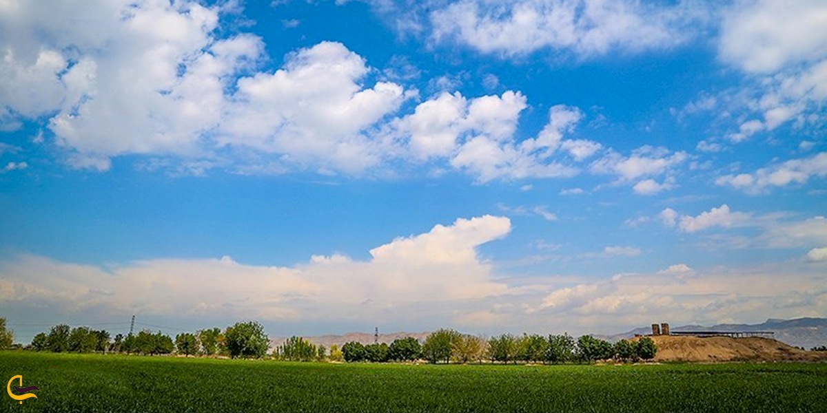 نمایی از طبیعت شهر ری