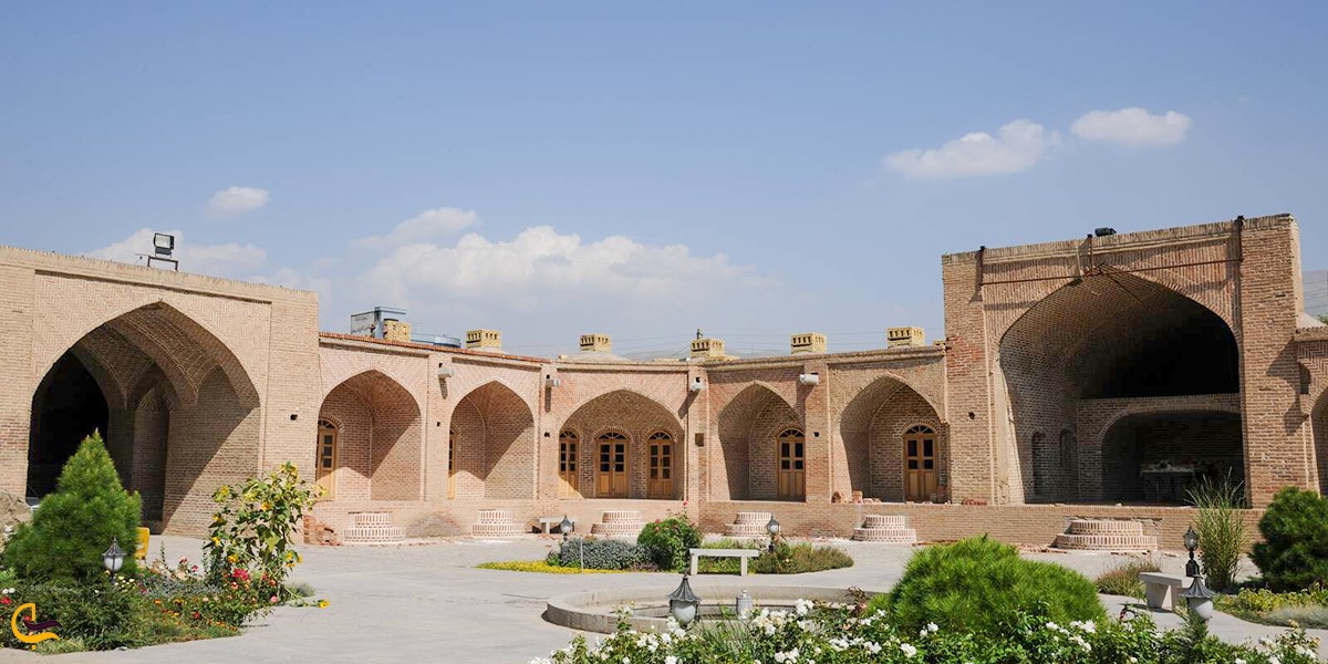 تصویری از کاروانسرای شاه عباسی در شهر ری
