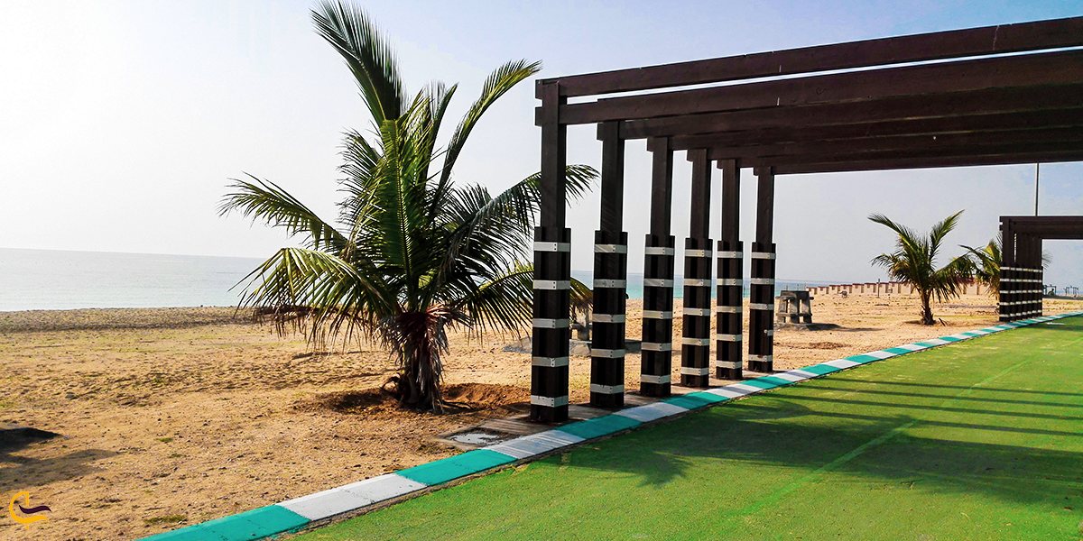 تصویری از پارک ساحلی سیمرغ در جزیره کیش