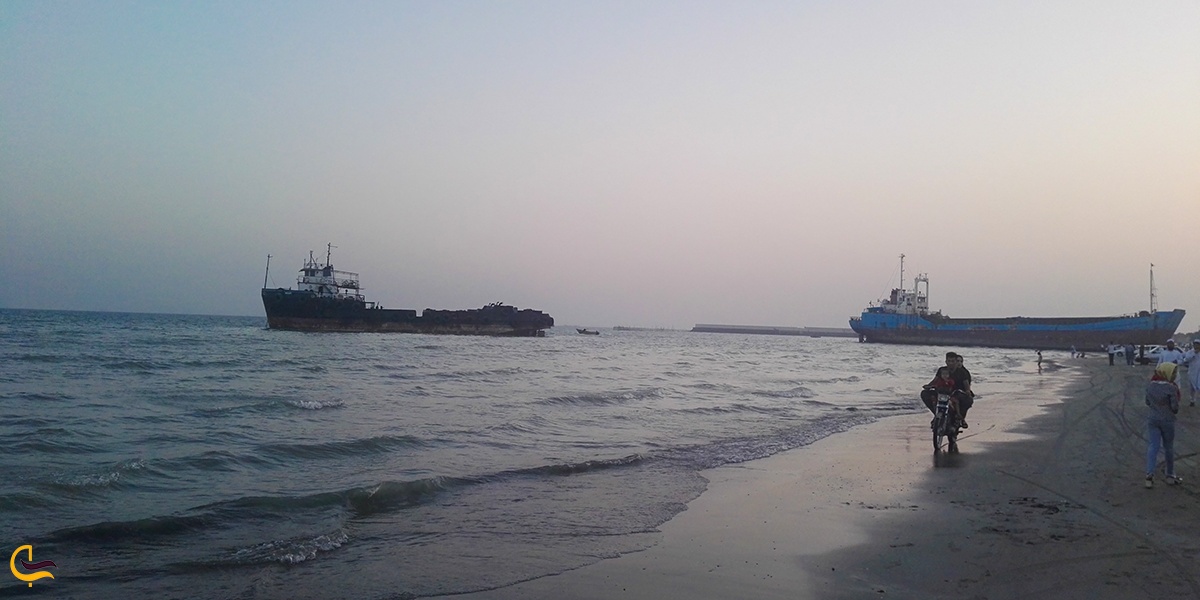 تصویری از ساحل سورو در بندر عباس