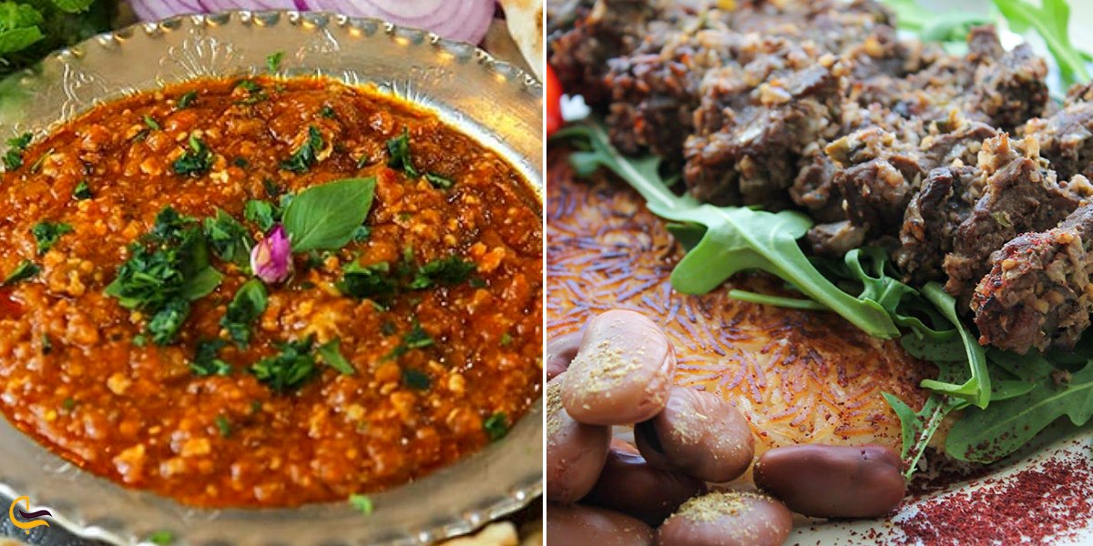 نمایی از غذاهای روستای جواهرده