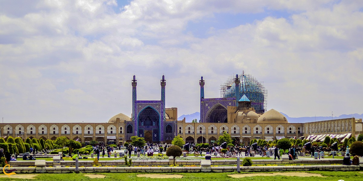 تصویری زیبا از میدان نقش جهان در اصفهان