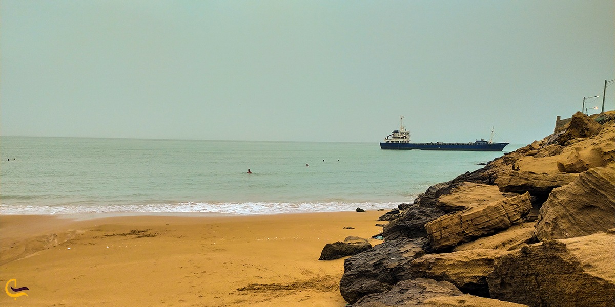 تصویری از ساحل تیس در چابهار